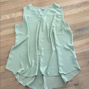 Cato Light Green V-Neck Blouse